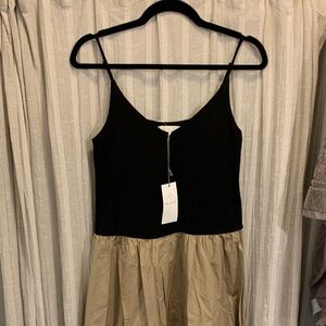 Wayf drop waist midi Dress